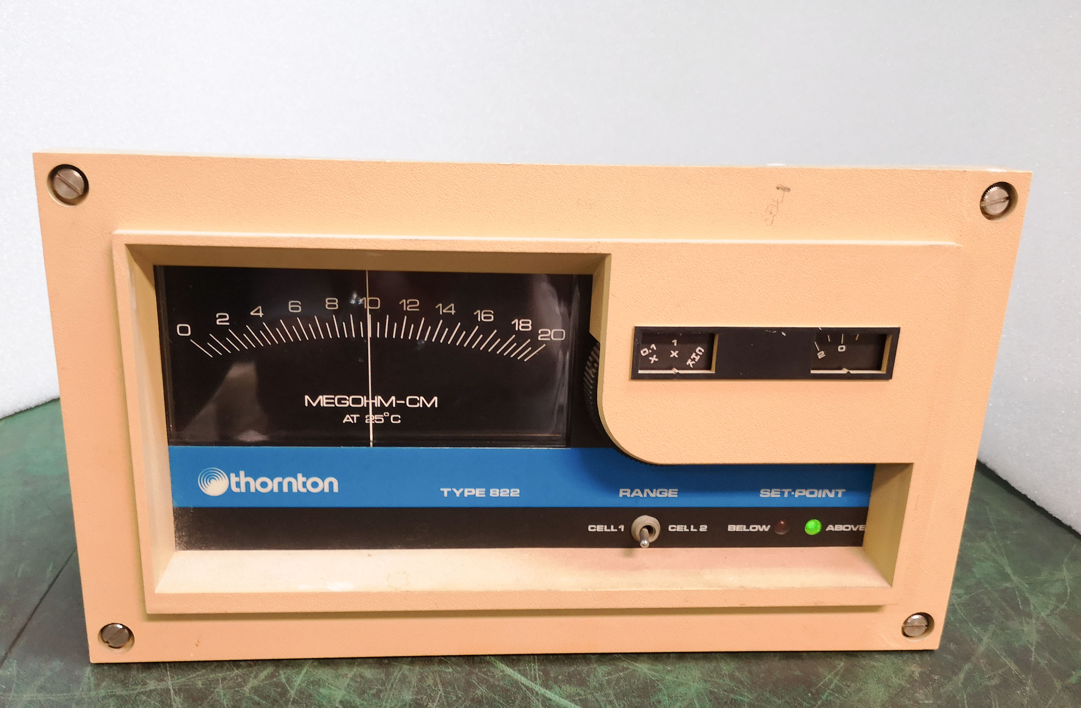 12533 THORNTON MEGOHM-CM RESISTIVITY ANALOG METER TYPE 822 | eBay